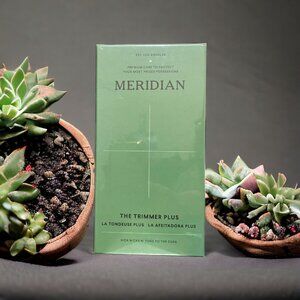 MERIDIAN The Trimmer Plus Waterproof Body Hair Trimmer NEW SEALED Onyx Black